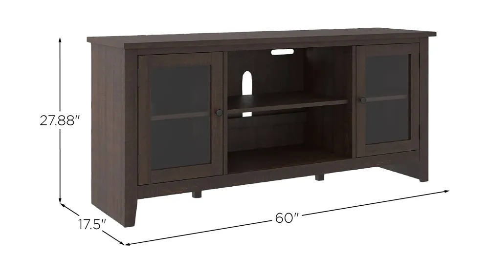 Camiburg TV Stand & Electric Fireplace Dimensions