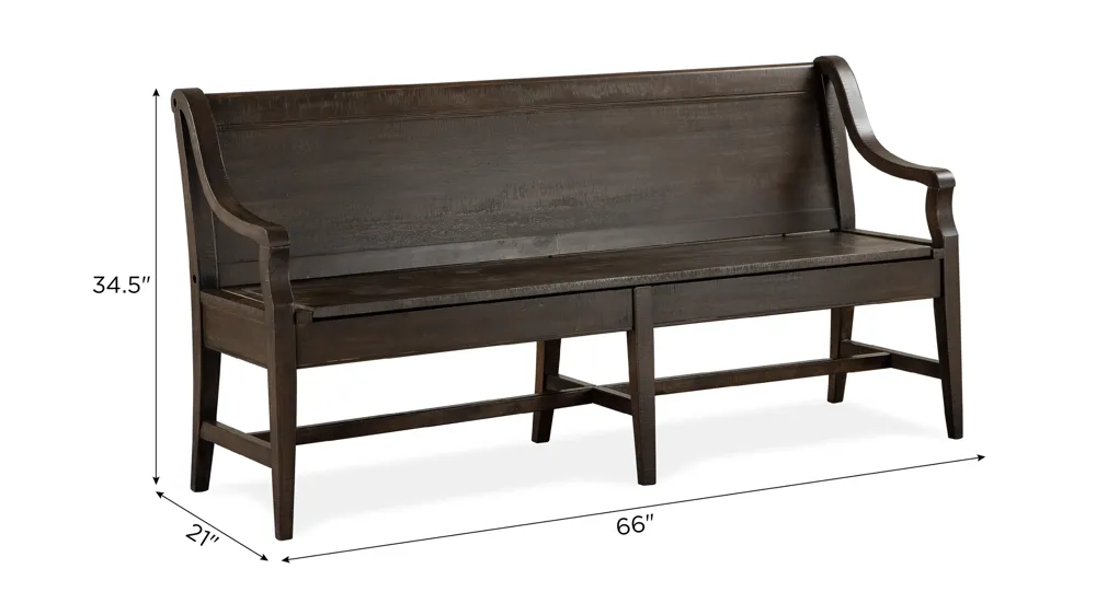 Westley Falls Bench Dimensions