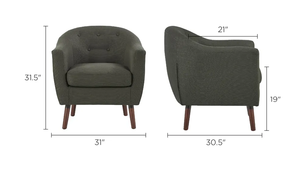 Baylor Accent Chair Dimensions