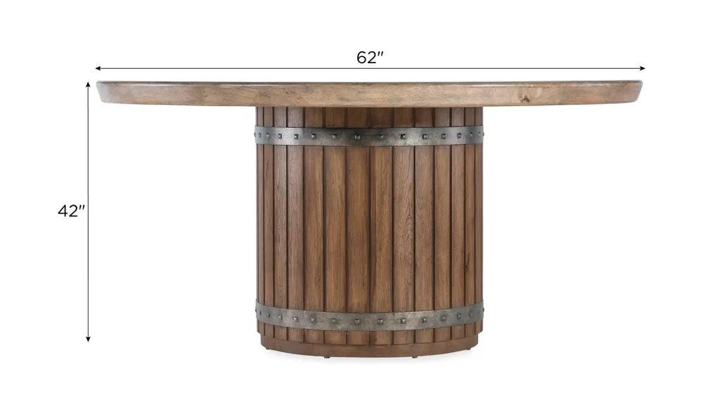 Vineyard Row Dining Table Dimensions