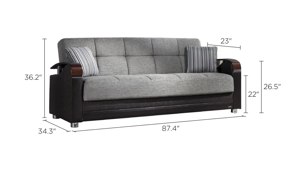 Kylian Sleeper Sofa Dimensions