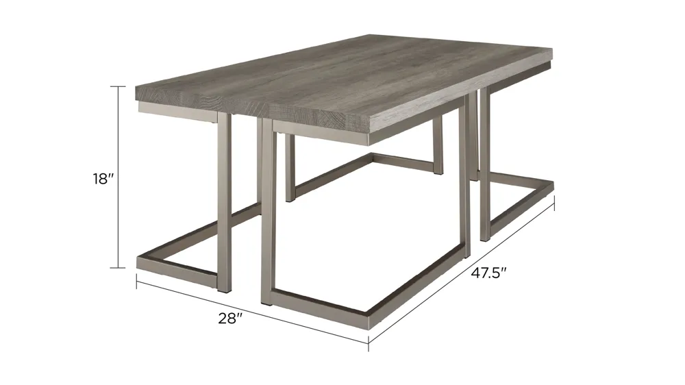 Bardot Coffee Table Dimensions