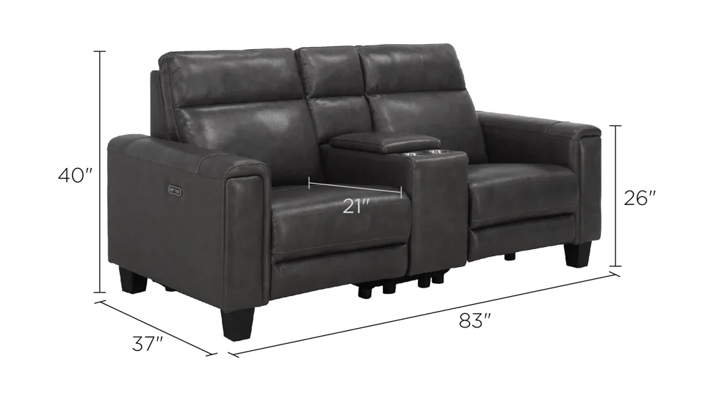 Ace 3-pc. Power Sectional Dimensions