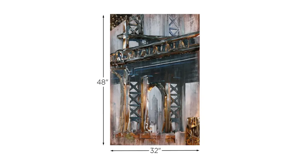 Under the Bridge Wall Art Dimensions