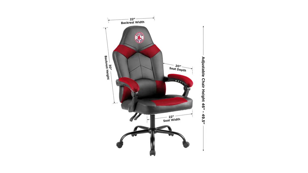 MLB Faux Leather Oversized Gaming Chair Dimensions