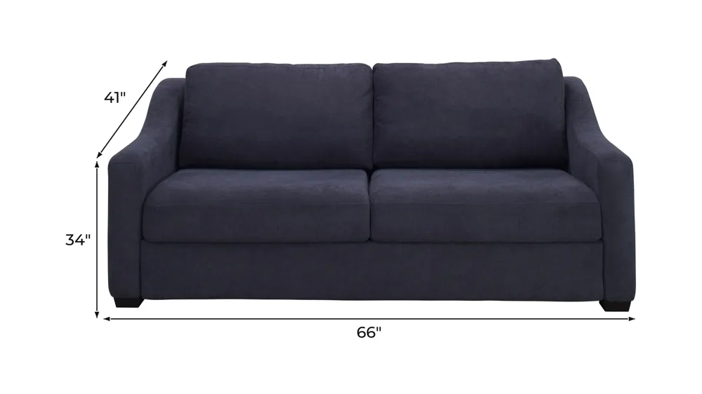 Alora Full Sleeper w/Foam Mattress Dimensions