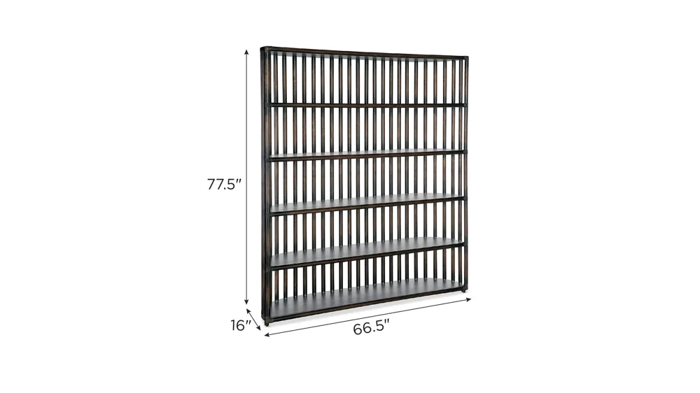Retreat Slatted Bookcase Dimensions