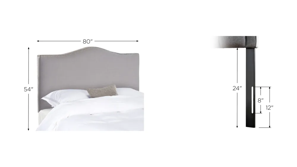 Jeneve Upholstered Headboard Dimensions