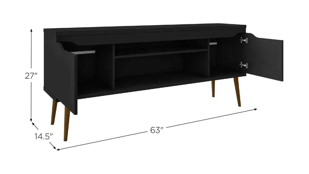Bradley 62" TV Stand Dimensions