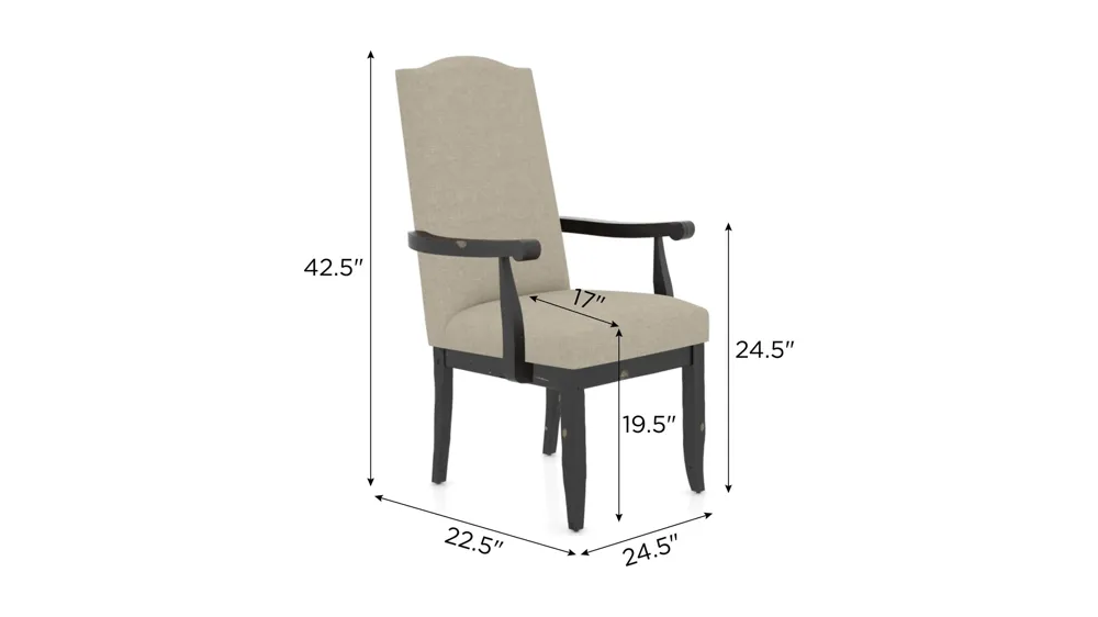 Champlain Dining Chair Dimensions
