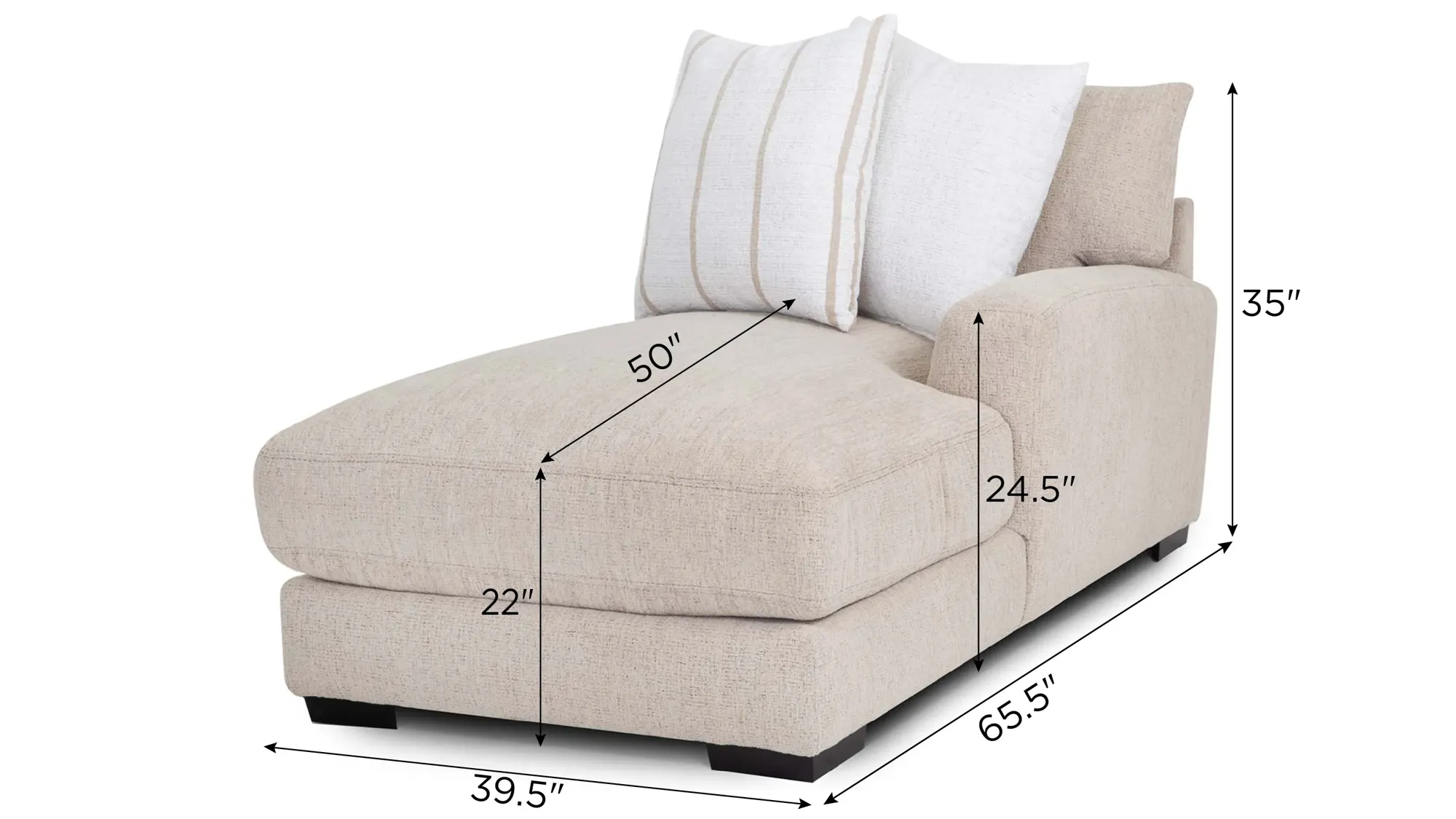 Carter Right-Arm-Facing Chaise