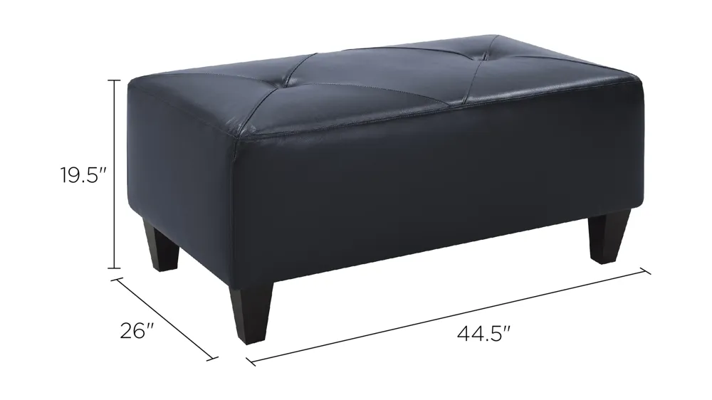 Aiden Cocktail Ottoman Dimensions