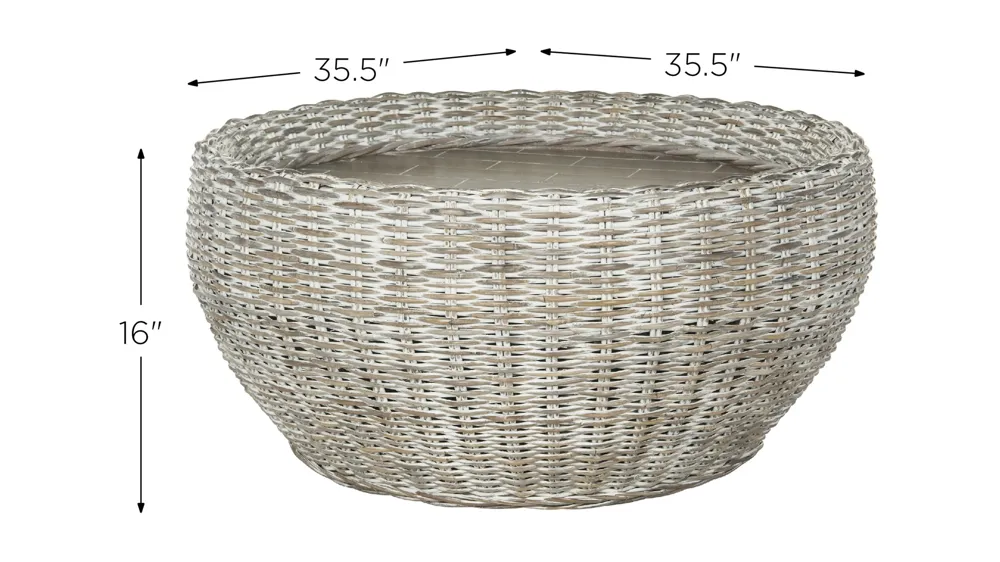 Allester Coffee Table Dimensions