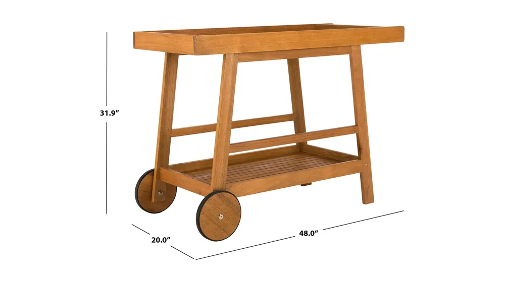 Aster Bar Cart Dimensions