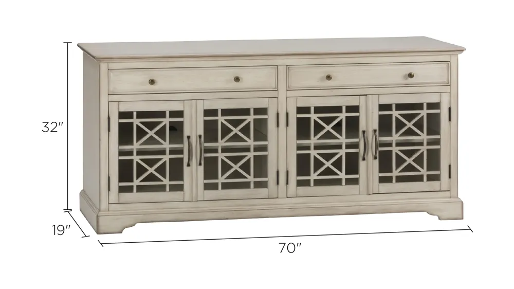 Craftsman 70" TV Console Dimensions