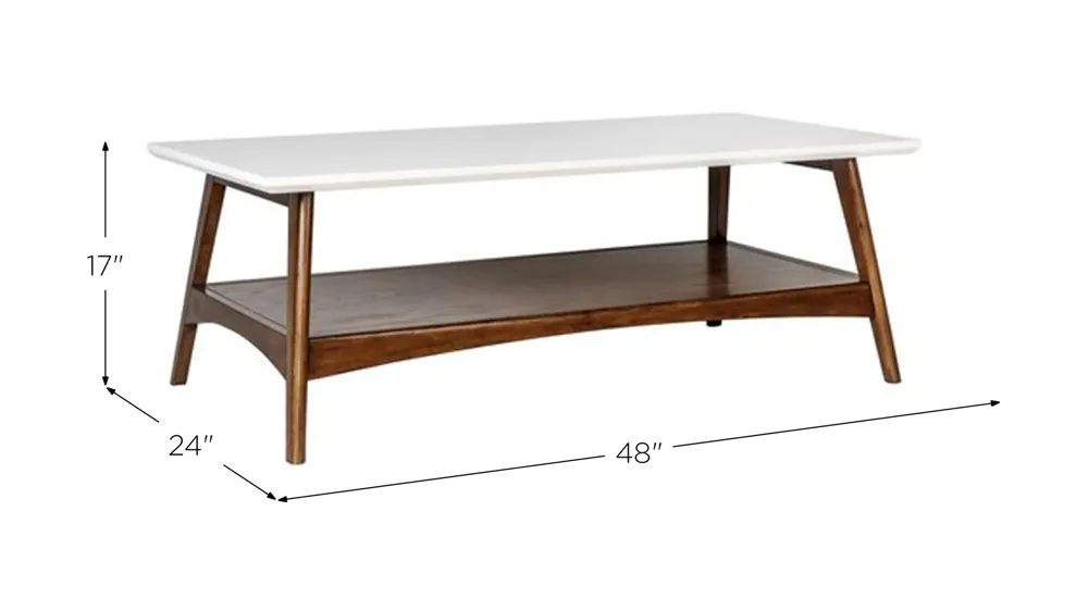 Charlevoix Rectangle Coffee Table Dimensions