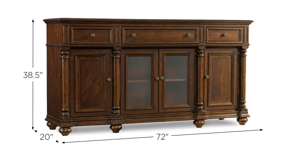 Leesburg Buffet Dimensions