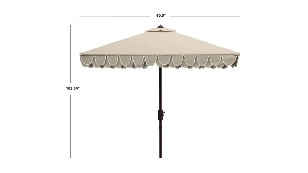 Chandler Outdoor Square Umbrella Dimensions