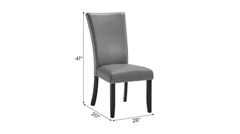 Lyra Dining Chair - Set of 2 Dimensions