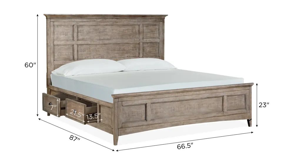 Ivy Ridge Storage Bed Dimensions