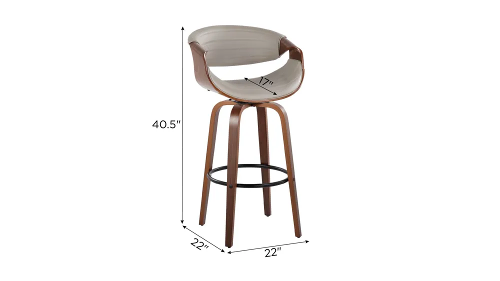 Symphony Barstool - Set of 2 Dimensions