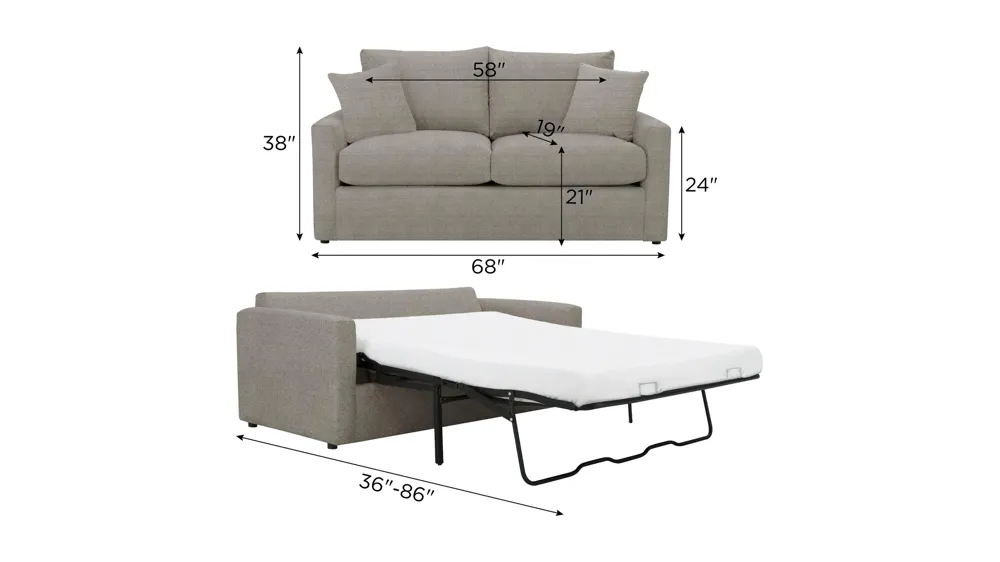 Penny Full Sleeper Dimensions
