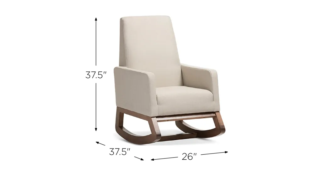 Yashiya Rocking Chair Dimensions