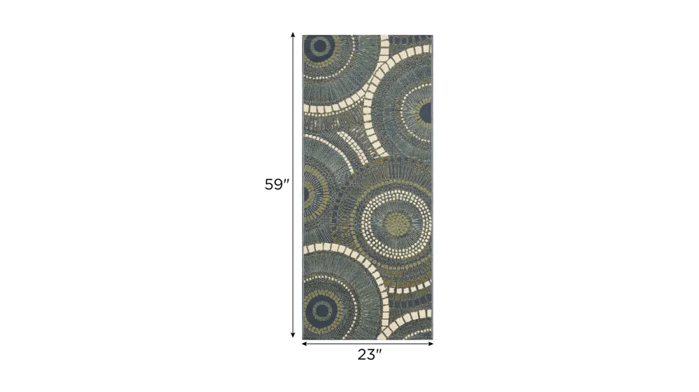 Esencia Circles Indoor/Outdoor Mat Dimensions