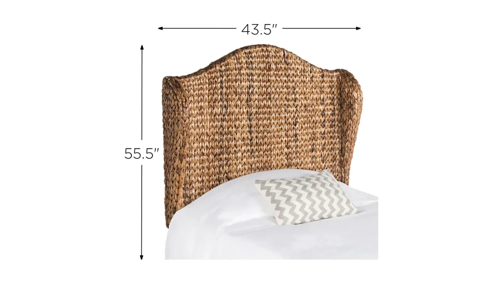 Nadine Natural Mounted Headboard Dimensions