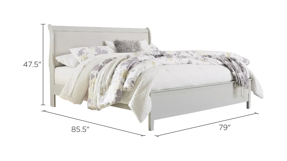 Jorstad Sleigh Bed Dimensions