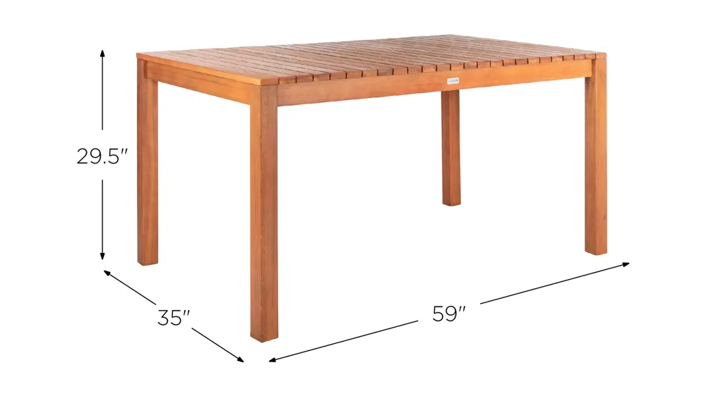 Ford Outdoor Dining Table Dimensions