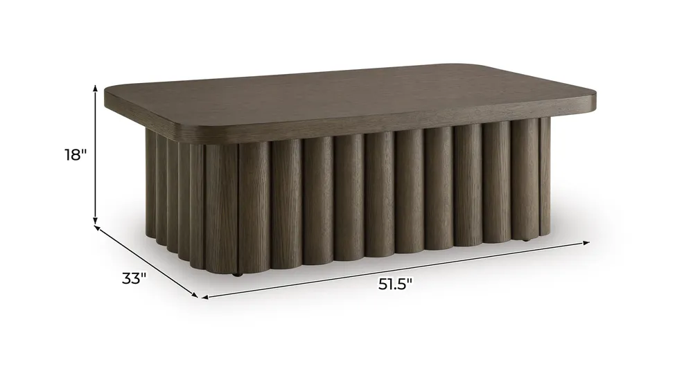 Darimore Coffee Table Dimensions