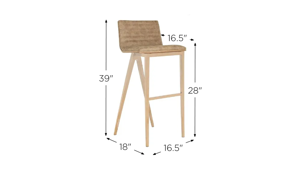 Boris Bar Stool Dimensions