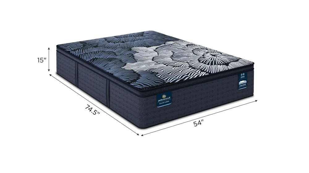 Serta Perfect Sleeper X Max Plush Pillow Top Mattress Dimensions