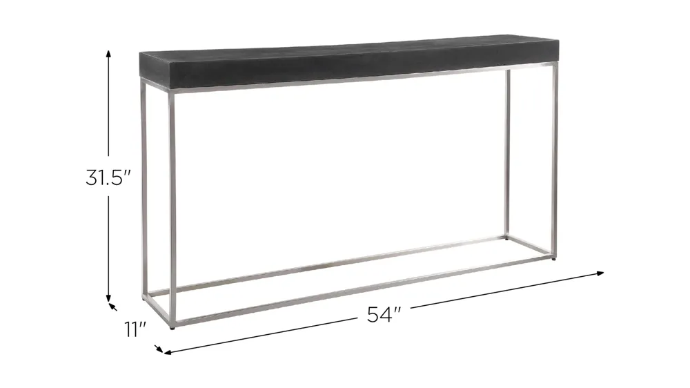 Jase Console Table Dimensions