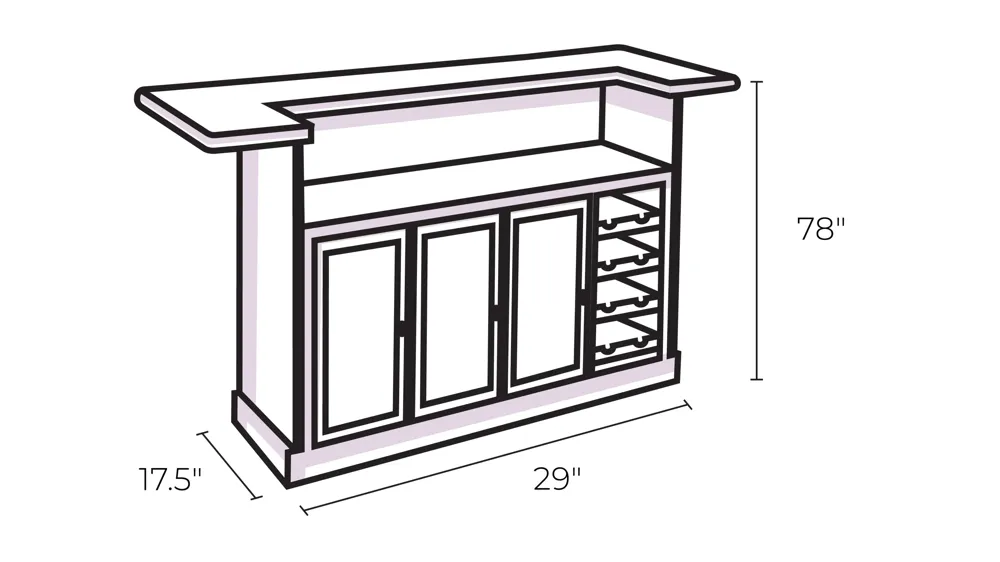 Gimlet Wine Cabinet Dimensions