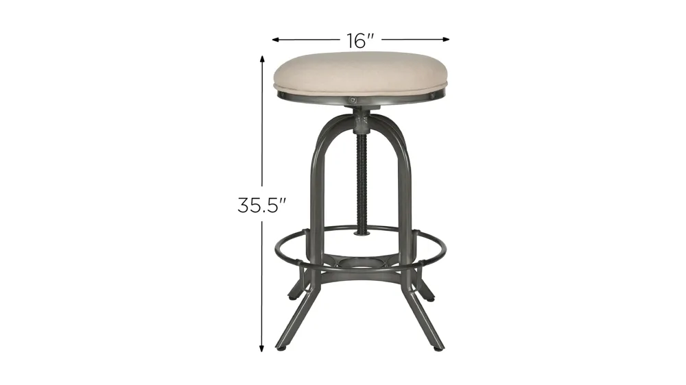 Willow Swivel Bar Stool Dimensions