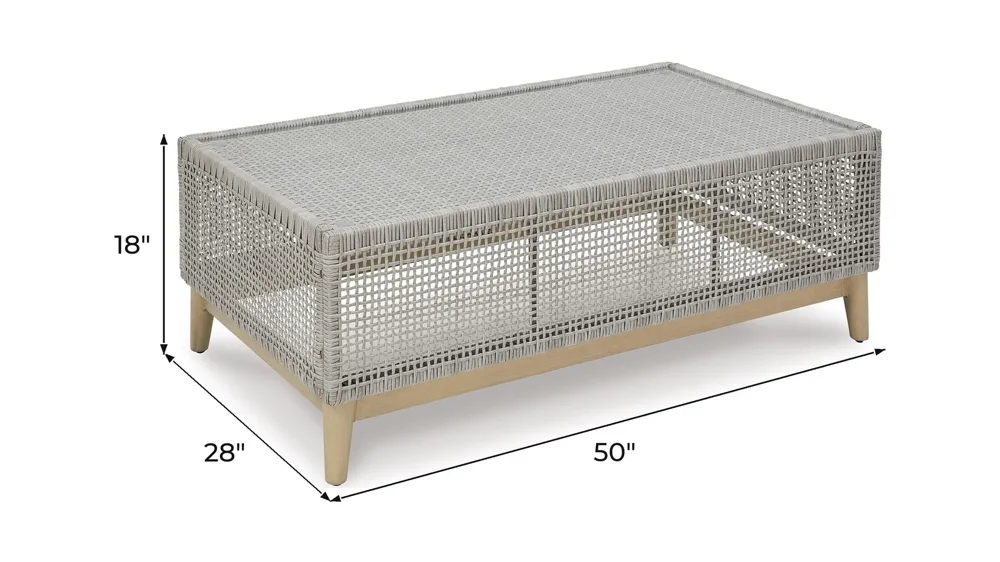Seton Creek Outdoor Coffee Table Dimensions