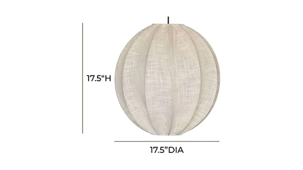 Elliana Pendant Lamp Dimensions