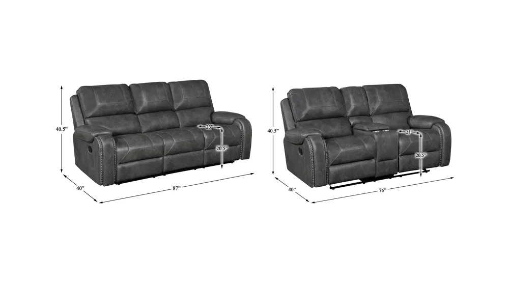 Landon Living Room Set Dimensions