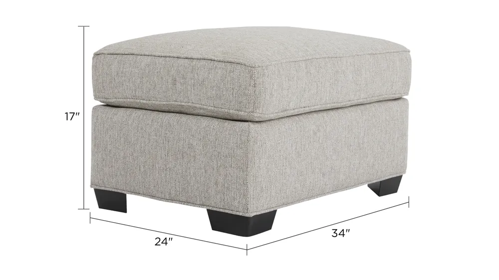 Wellsley Ottoman Dimensions
