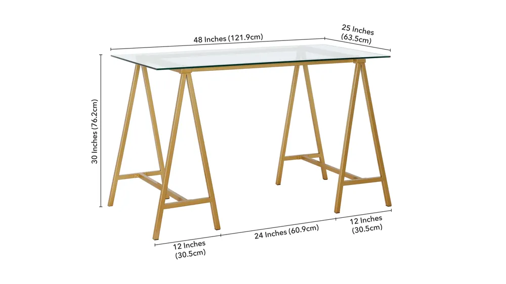Tulsa Writing Desk Dimensions