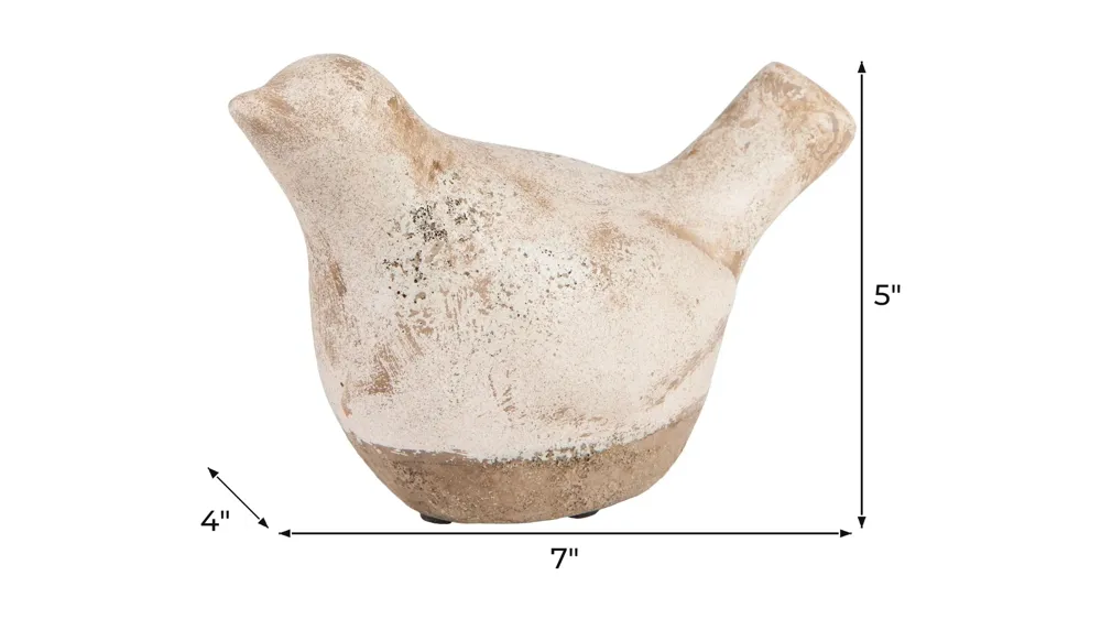 Leclair Ceramic Bird Dimensions