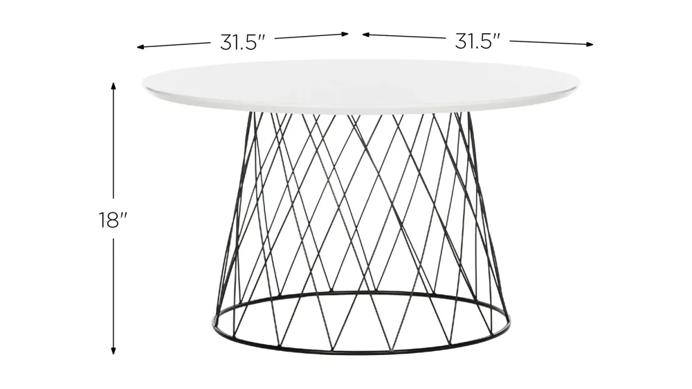 Darryl Coffee Table Dimensions
