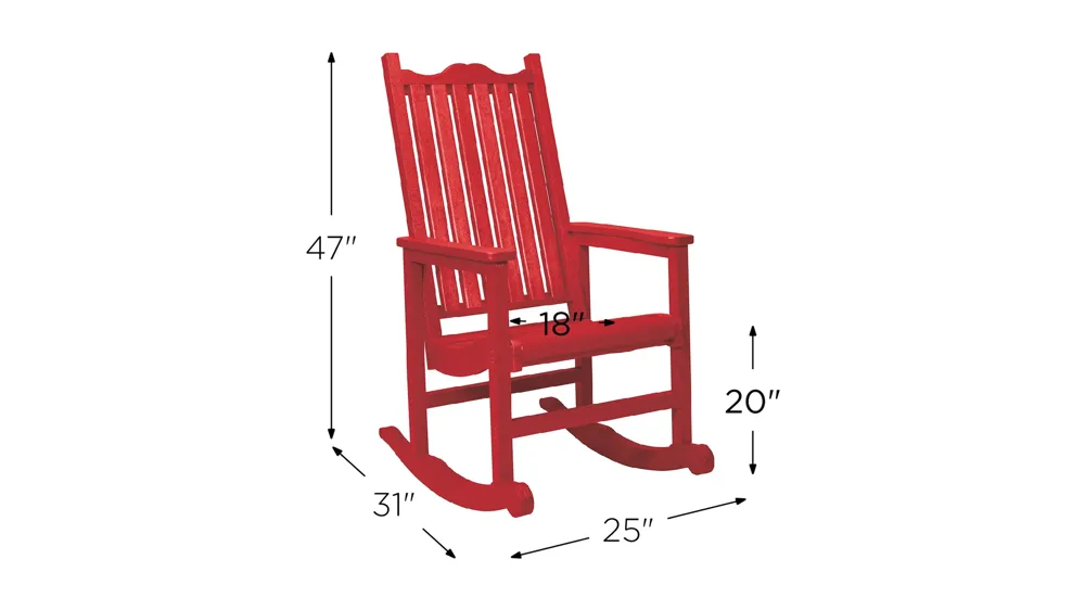 Generation Recycled Outdoor Rocking Chair Dimensions