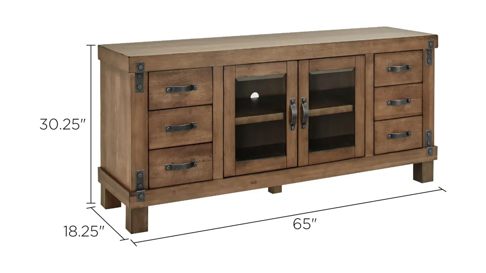Palatino 65" TV Console Dimensions