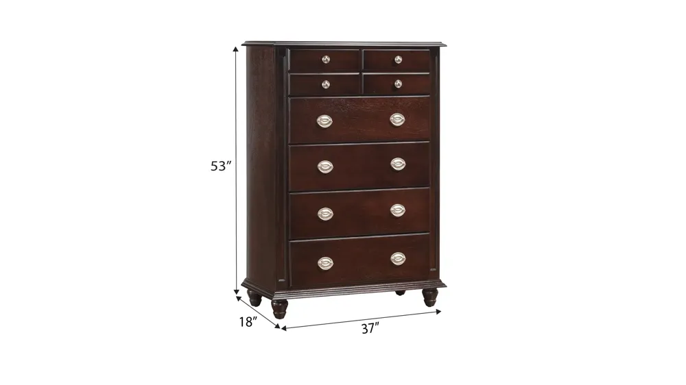 Summit Bedroom Chest Dimensions