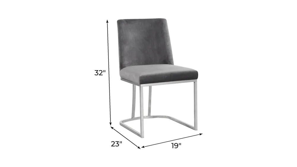 Heidi Dining Chair - Set of 2 Dimensions