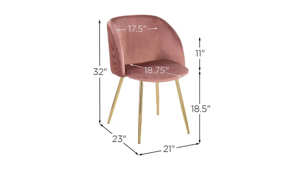 Fran Chairs - Set of 2 Dimensions