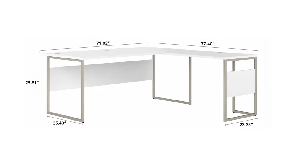 Steinbeck L-Shaped Desk Dimensions